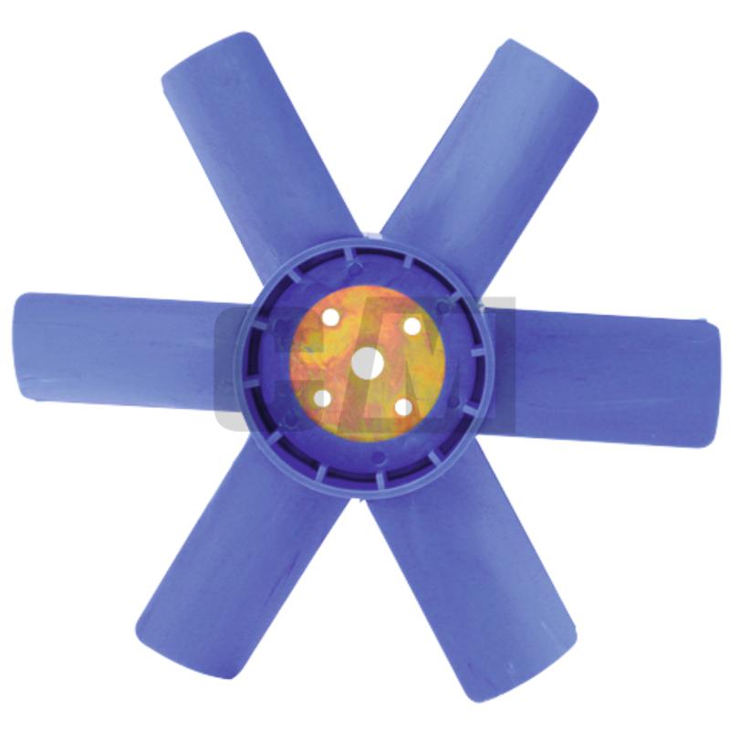 Hélice de Ventilateur 6 Pales, Plastique pour Fordson et Ford référence fournisseur 15405446